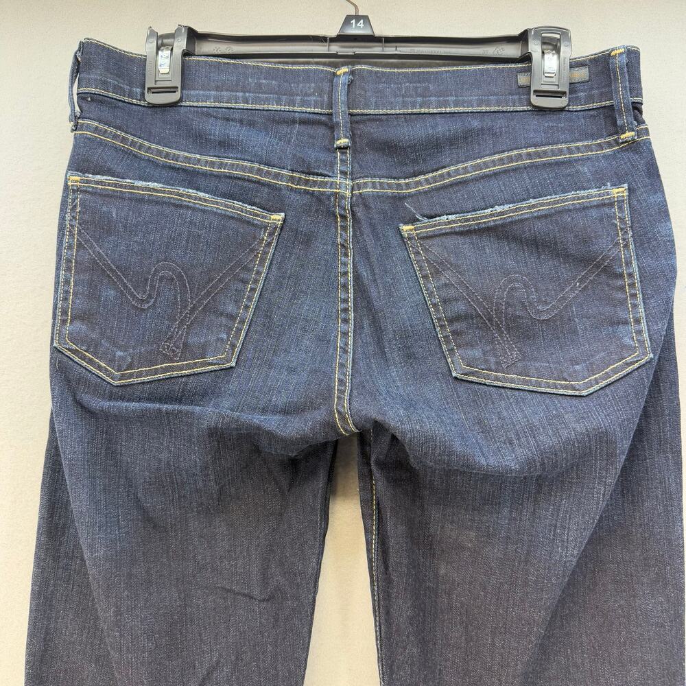Citizens of Humanity Jeans Women's 28 (6) Dark Blue Straight Leg Classic Preppy - Picture 3 of 16
